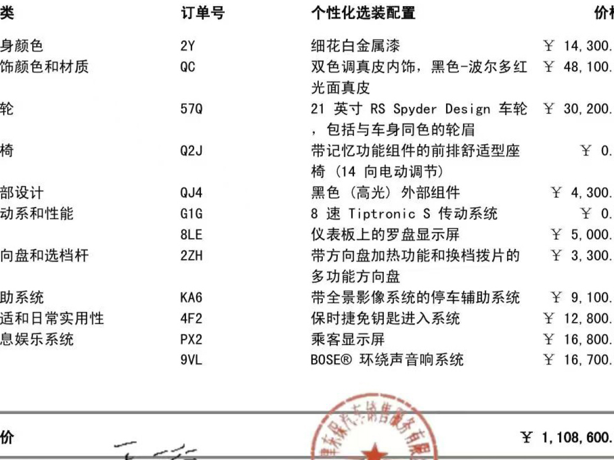 保時(shí)捷 Cayenne  2024款 Cayenne 3.0T圖片