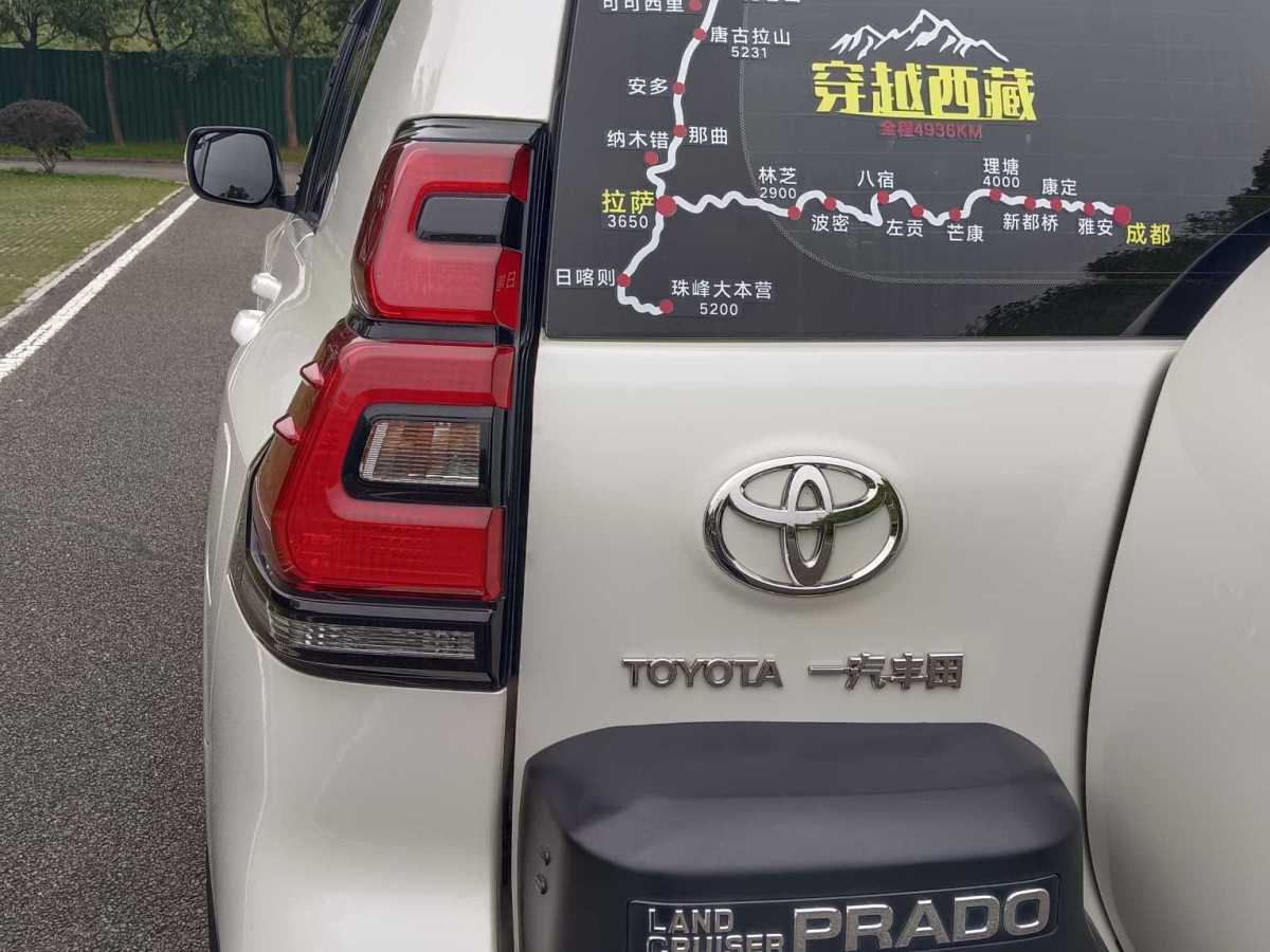 2018年5月豐田 普拉多  2018款 3.5L 自動(dòng)TX-L NAVI后掛備胎