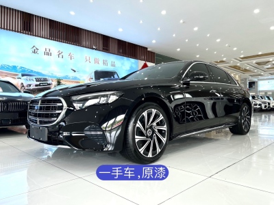  奔馳E級(jí) 2024款 改款 E 300 L 豪華型 圖片