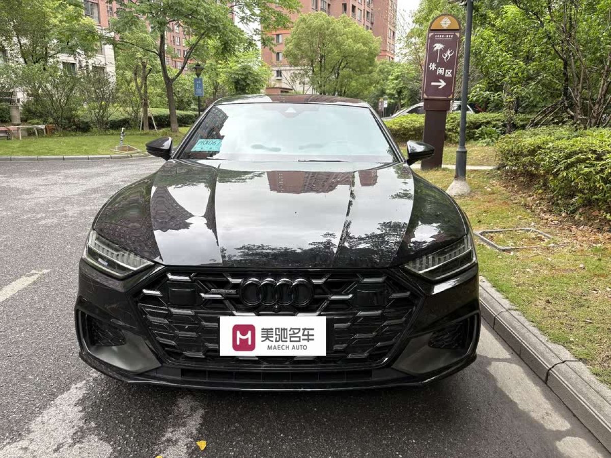 奧迪 奧迪A7L  2024款 45 TFSI quattro S-line 黑武士版圖片