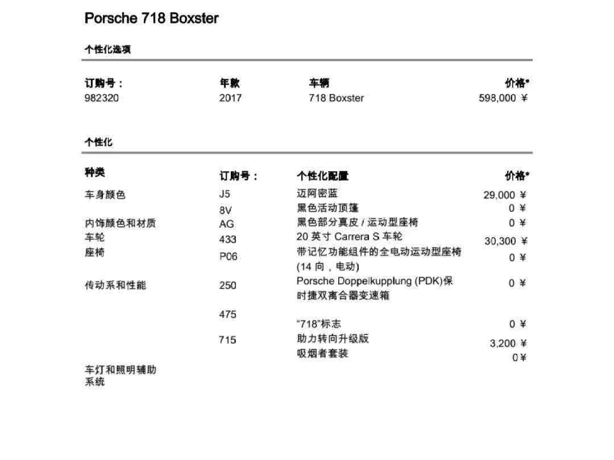 保時捷 718  2020款 Boxster 2.0T圖片