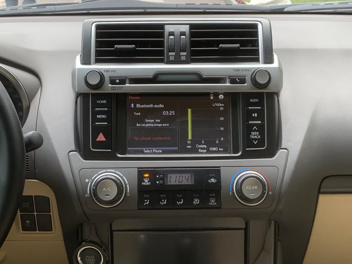 2017年9月丰田 普拉多  2010款 4.0L 中东版 中配