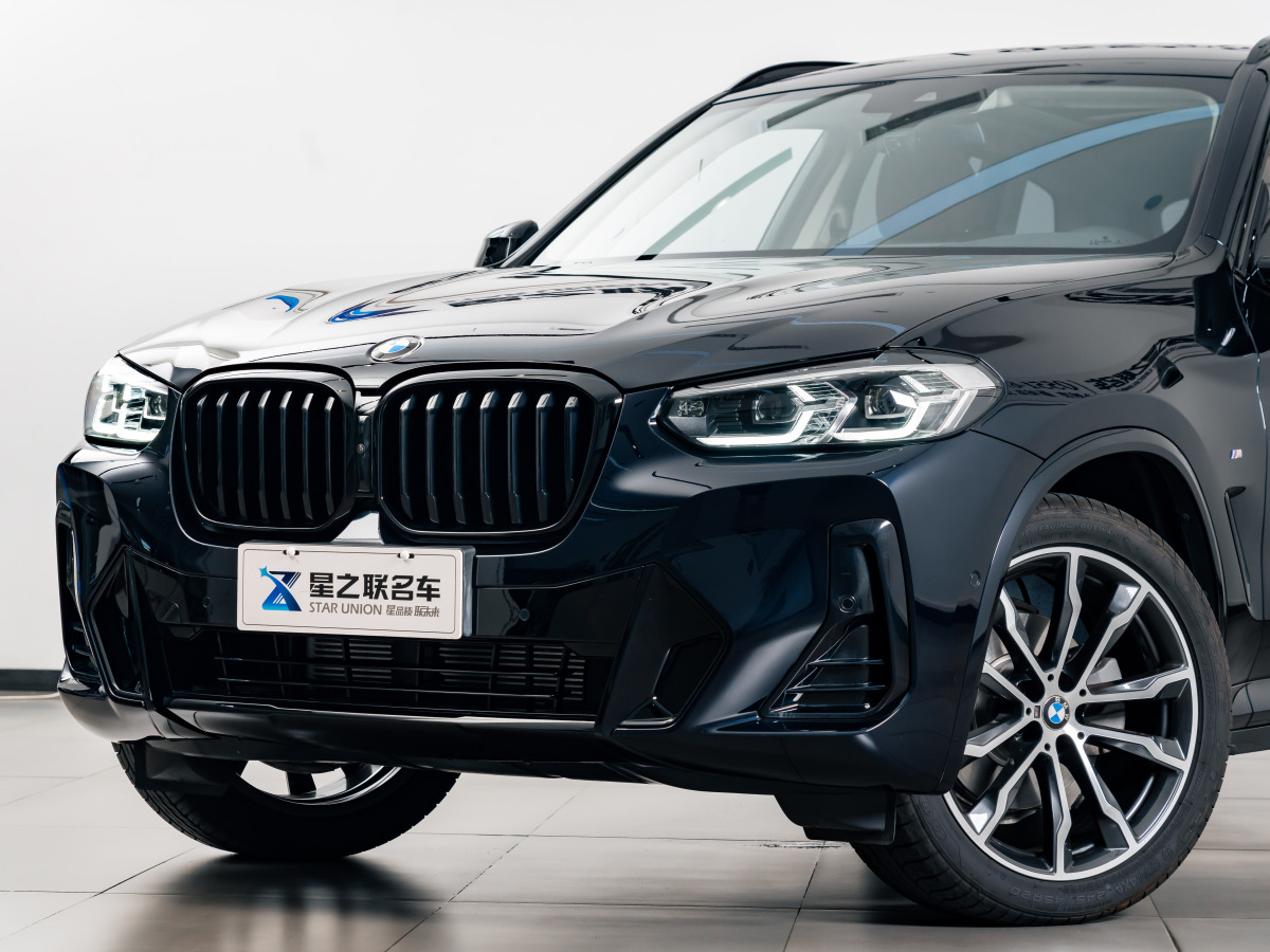 寶馬 寶馬X3  2022款 改款 xDrive30i 領(lǐng)先型 M曜夜套裝圖片