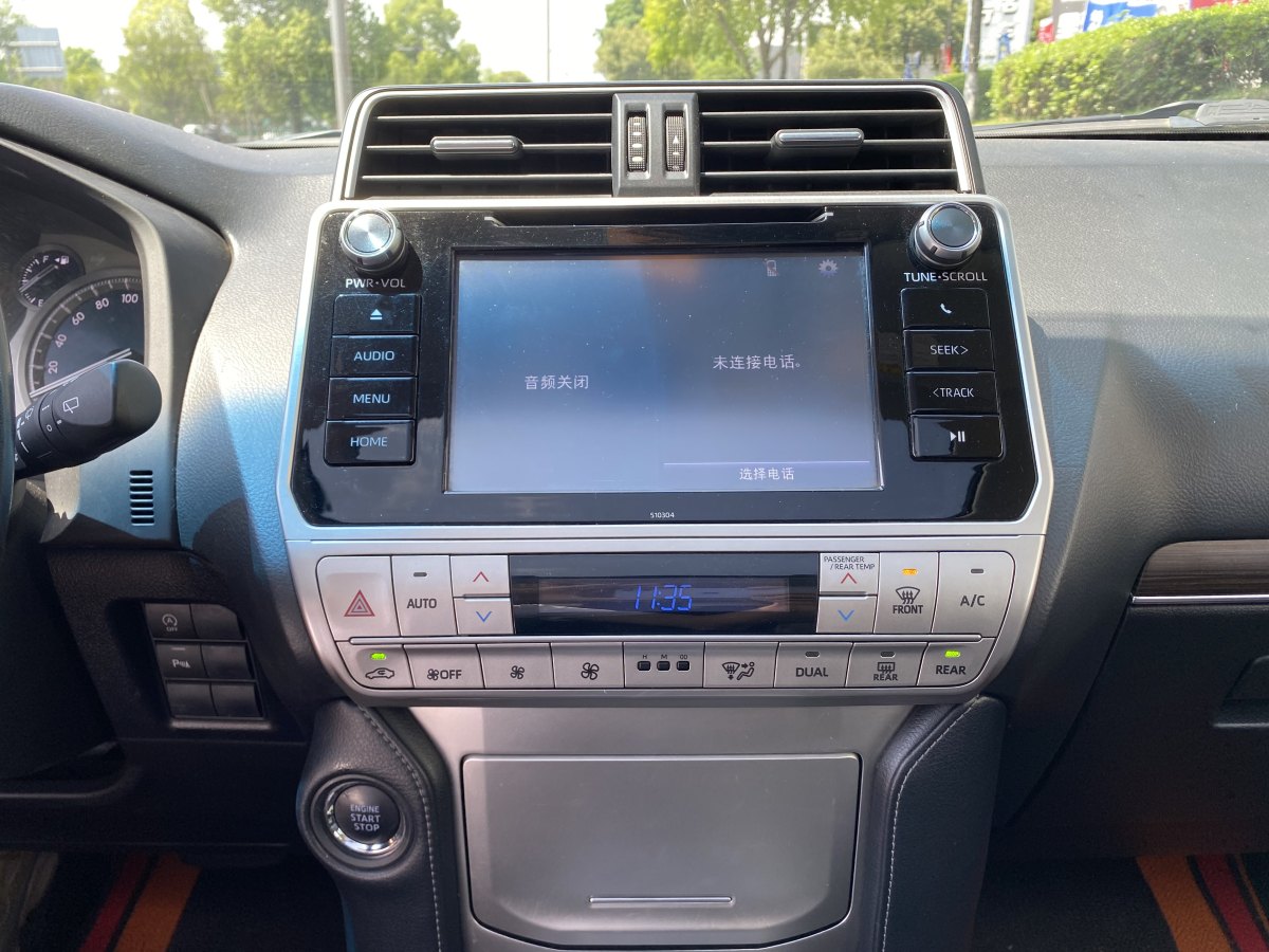 2019年11月丰田 普拉多  2019款 3.5L 自动TX-L尊享版后挂备胎