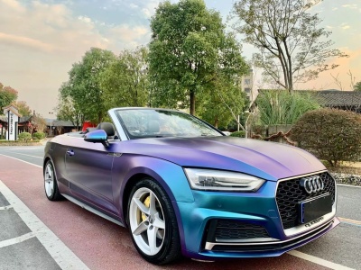 奧迪a5 2017款 cabriolet 40 tfsi 時尚型 自動檔新上2021-12-17 11