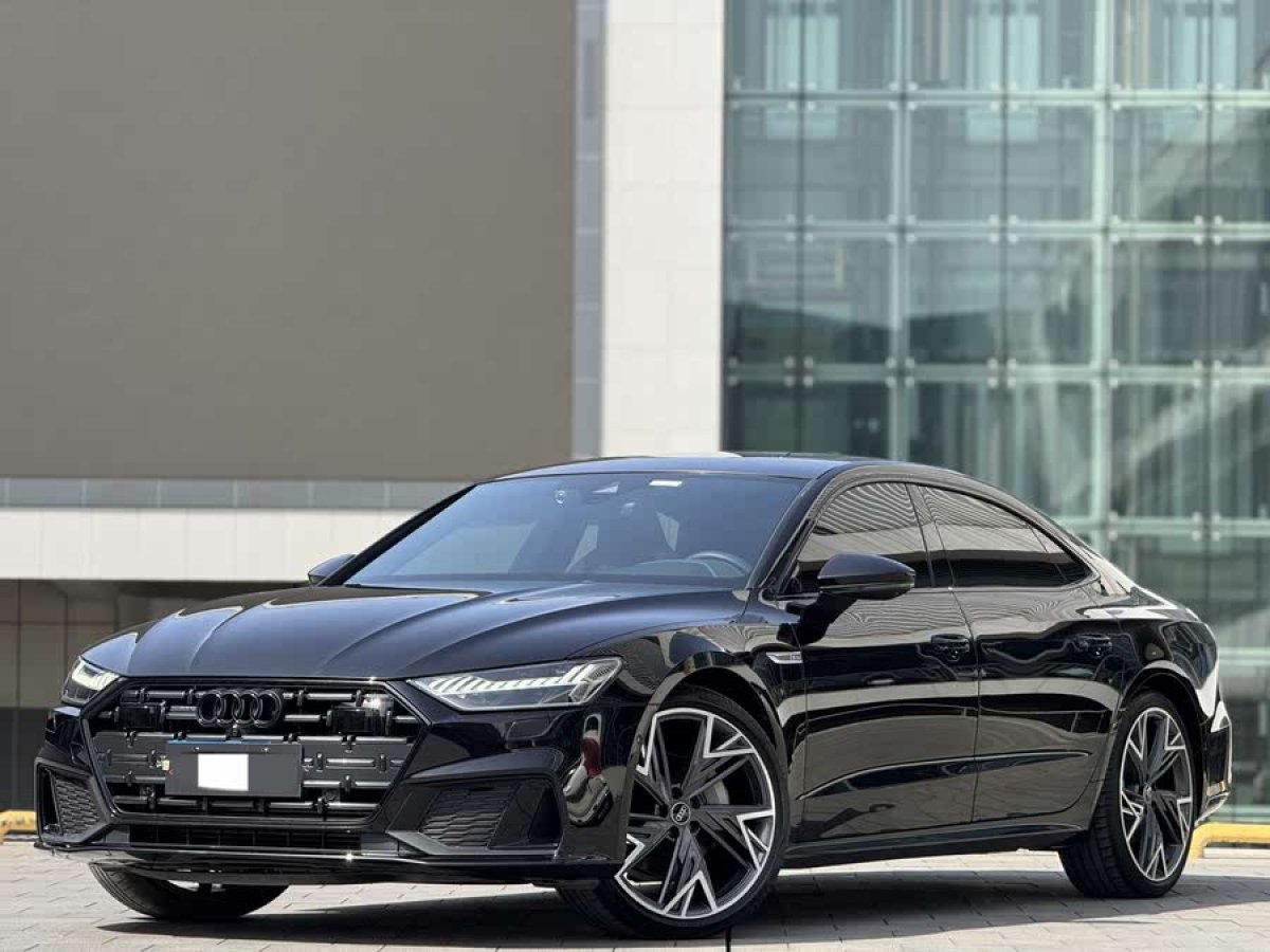 奧迪 奧迪A7L  2024款 45 TFSI quattro S-line 黑武士版圖片