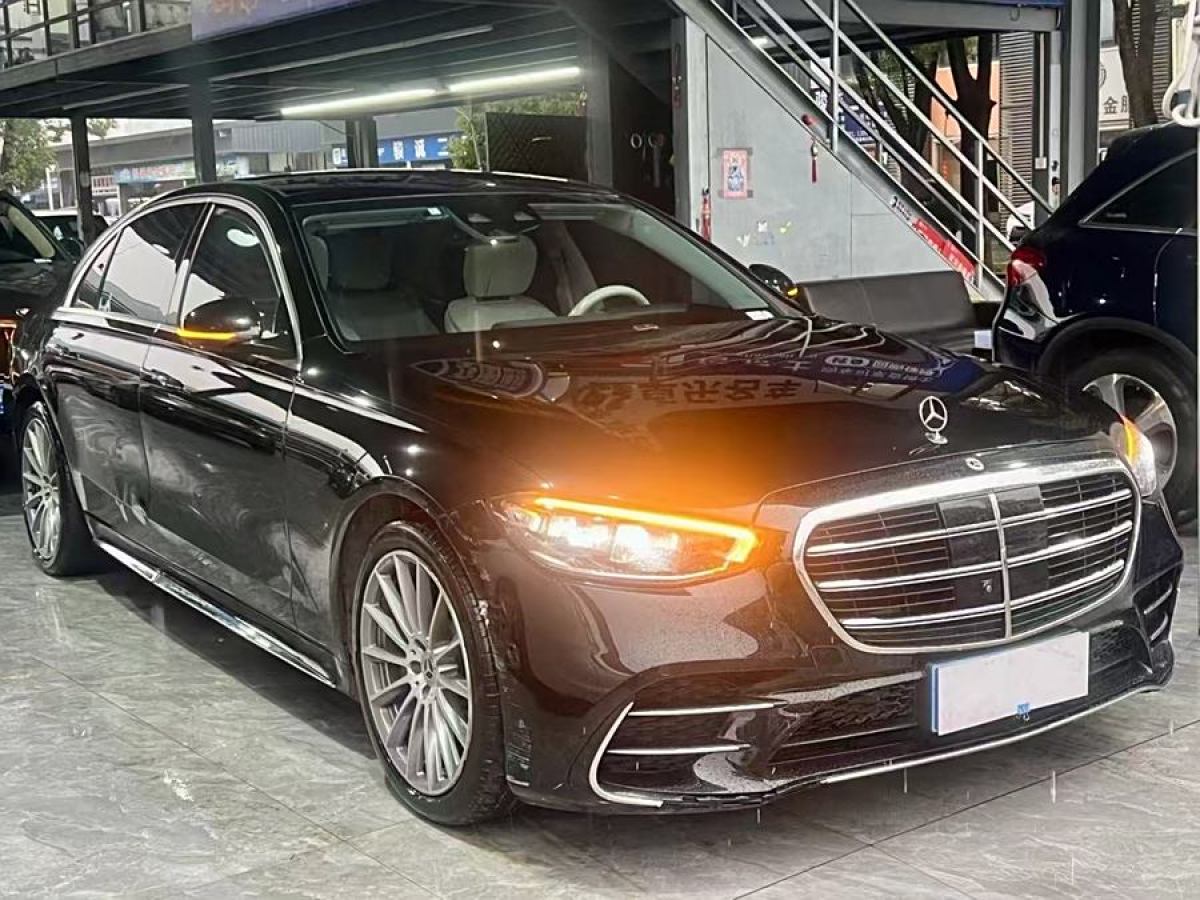 2023年2月奔馳 奔馳S級(jí)  2022款 改款 S 450 L 4MATIC