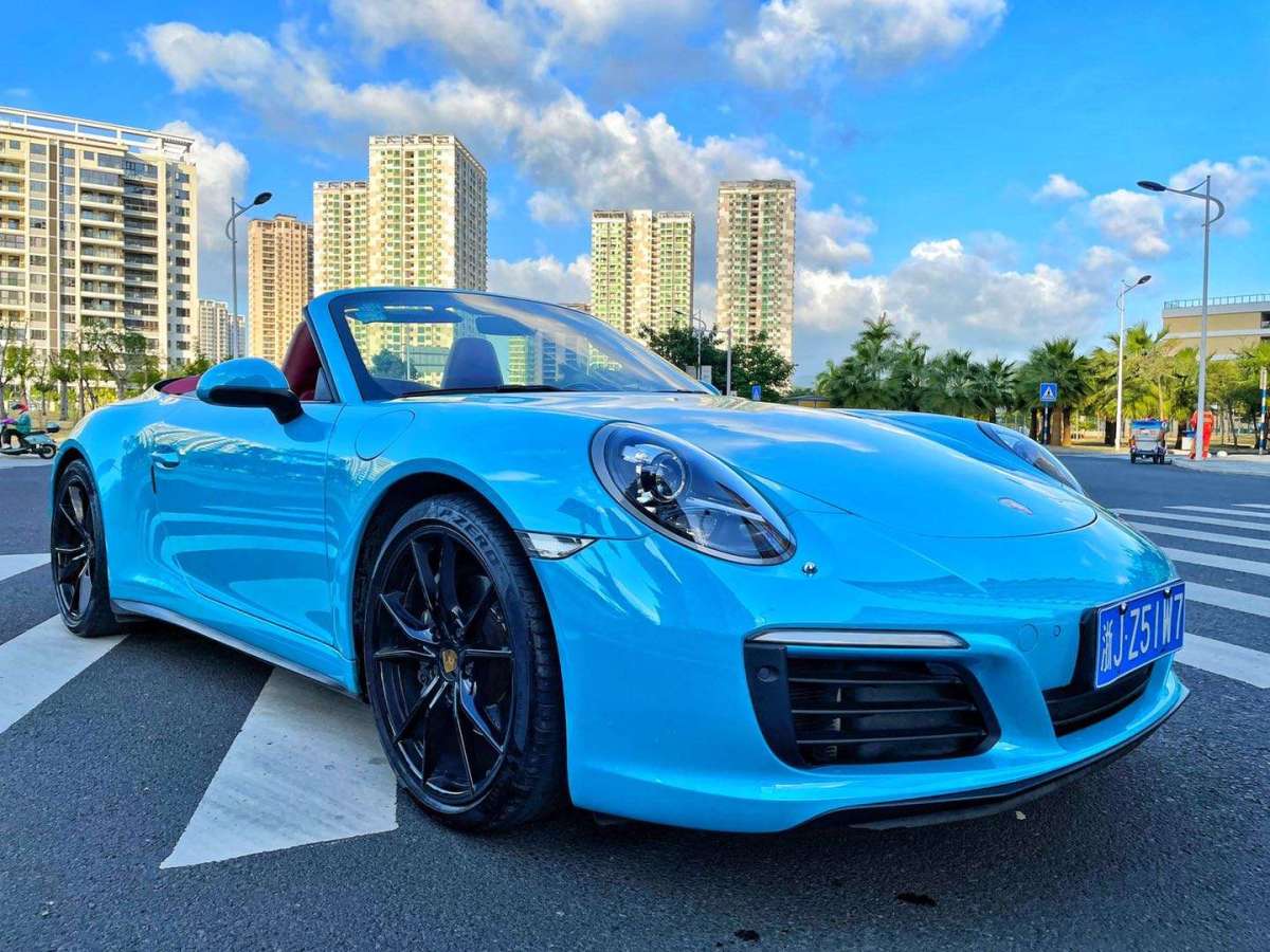 【雙鴨山二手車】2017年4月_二手保時捷 911 2017款 carrera 4 cabrio