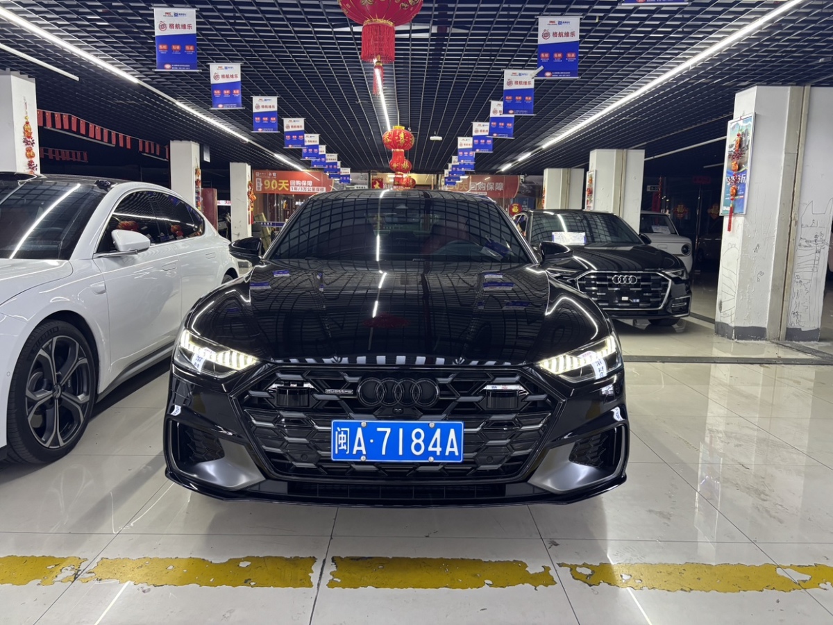 奧迪 奧迪A7L  2024款 45 TFSI quattro S-line 黑武士版圖片