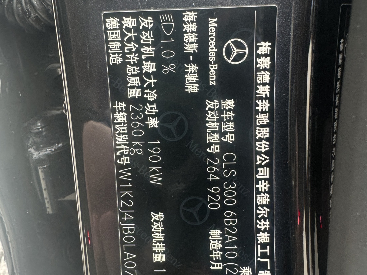 奔馳 奔馳CLS級(jí)  2020款 CLS 300 動(dòng)感型圖片