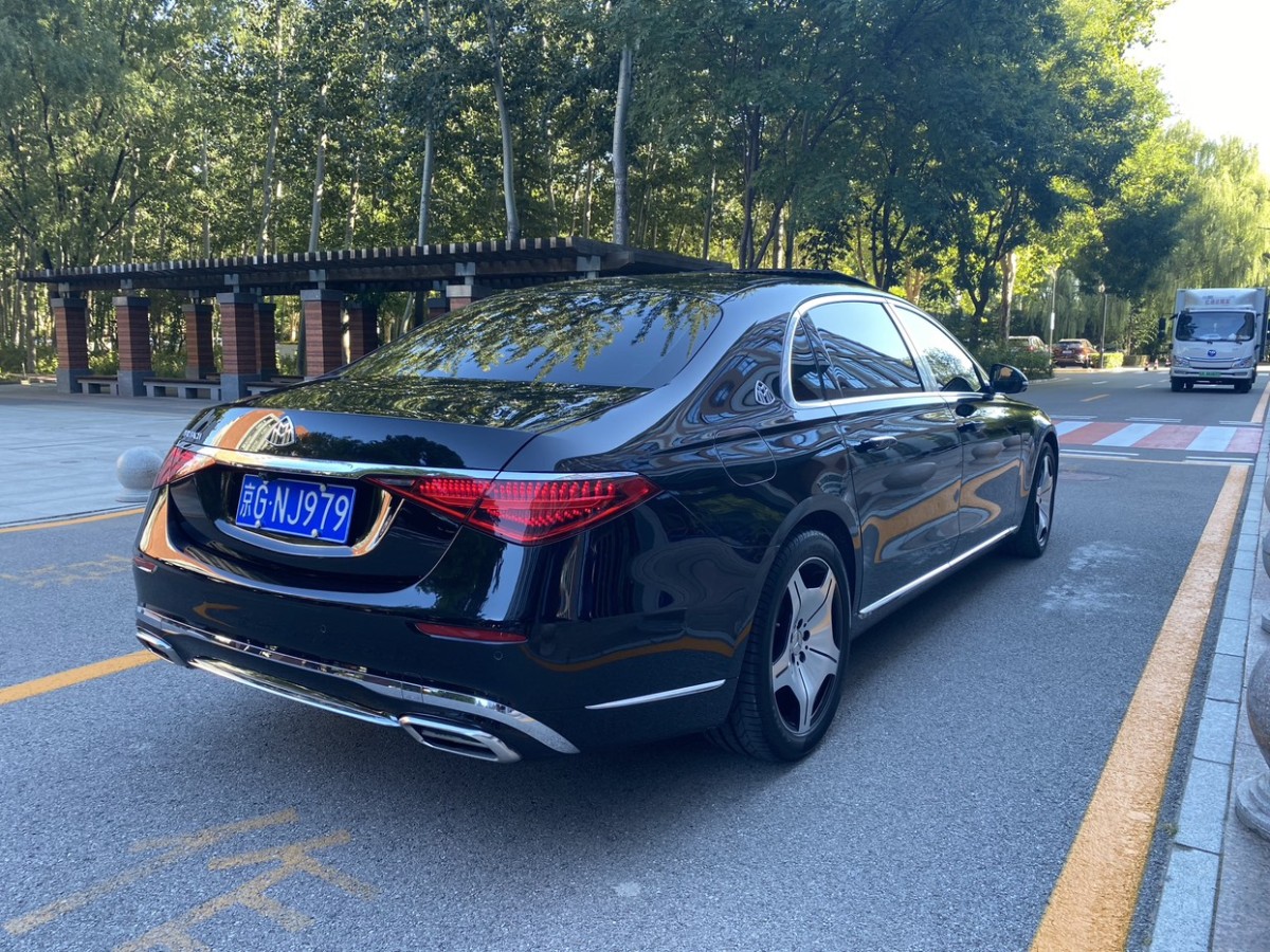 2021年8月奔馳 邁巴赫S級  2021款 S 480 4MATIC