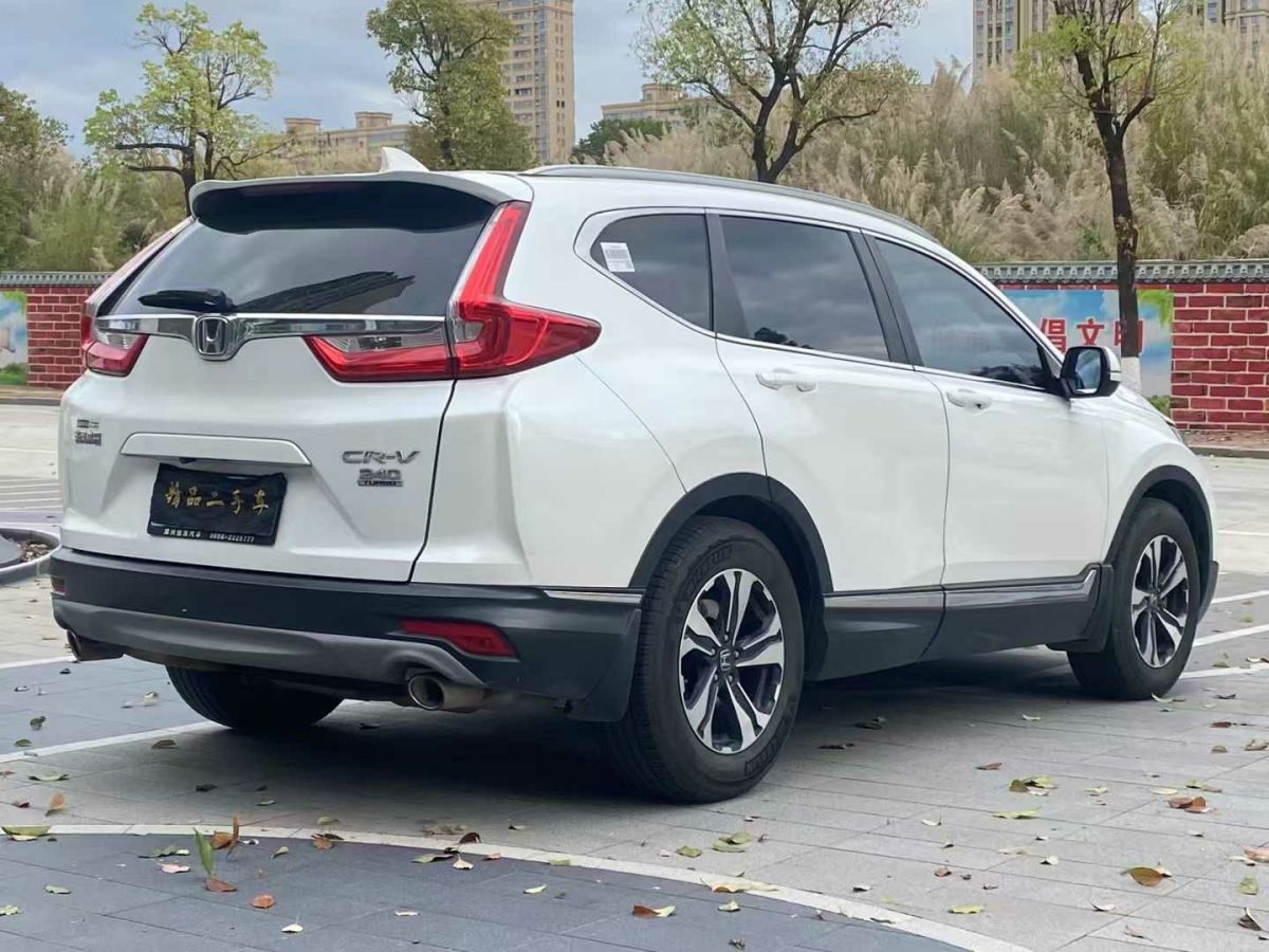 2019年6月本田 CR-V  2019款 240TURBO CVT兩驅(qū)風(fēng)尚版 國V