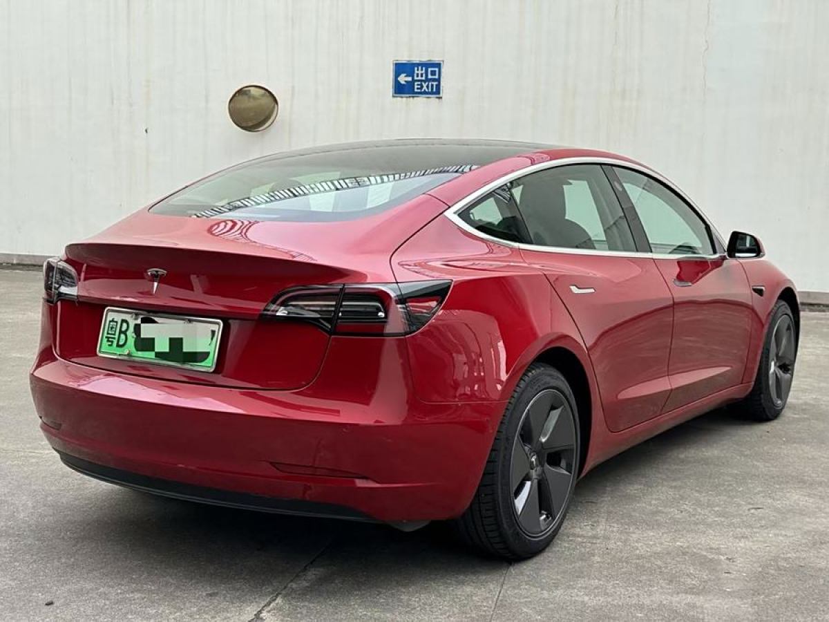 2019年12月特斯拉 Model 3  2019款 標準續(xù)航后驅升級版