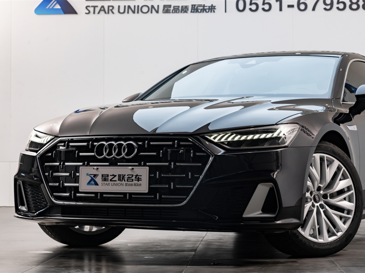 奧迪 奧迪A7L  2024款 45TFSI S-line 筑夢型 流晶套裝圖片