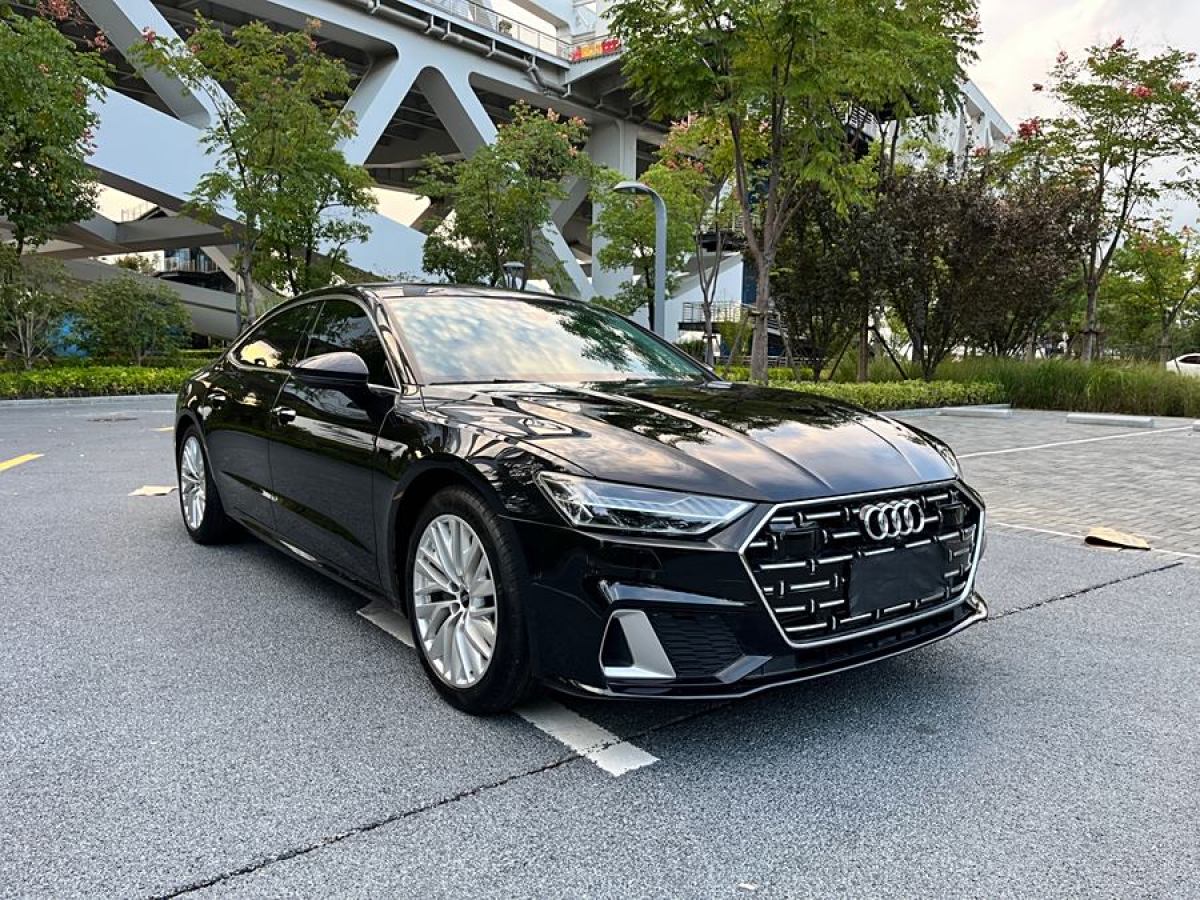 奧迪 奧迪A7L  2024款 45TFSI S-line 筑夢型 流晶套裝圖片