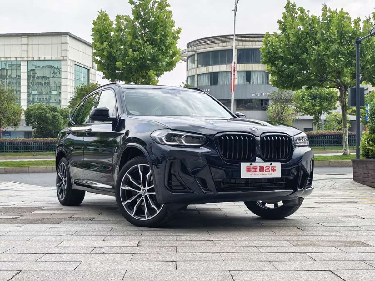 寶馬 寶馬X3  2023款 改款 xDrive30i 領(lǐng)先型 M曜夜套裝圖片