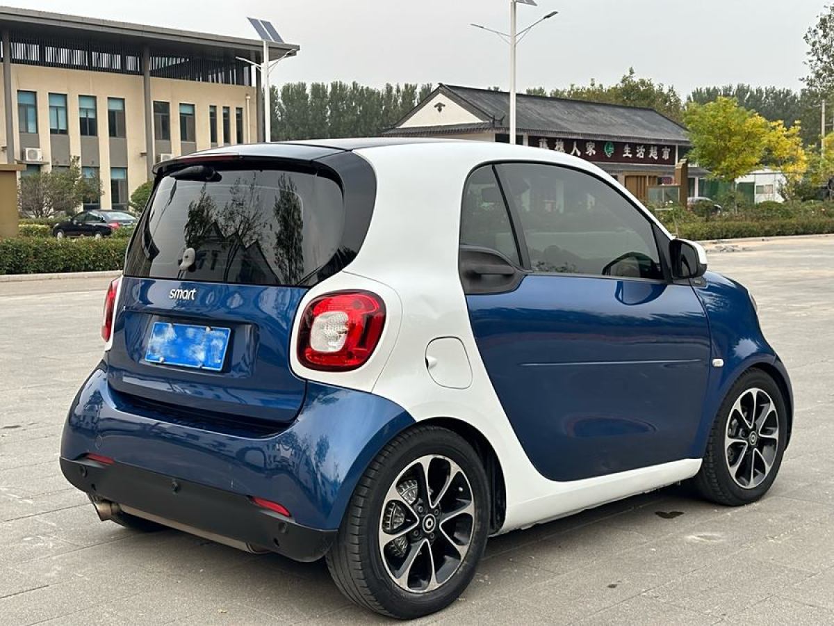 2016年9月smart fortwo  2015款 1.0L 52千瓦硬頂激情版