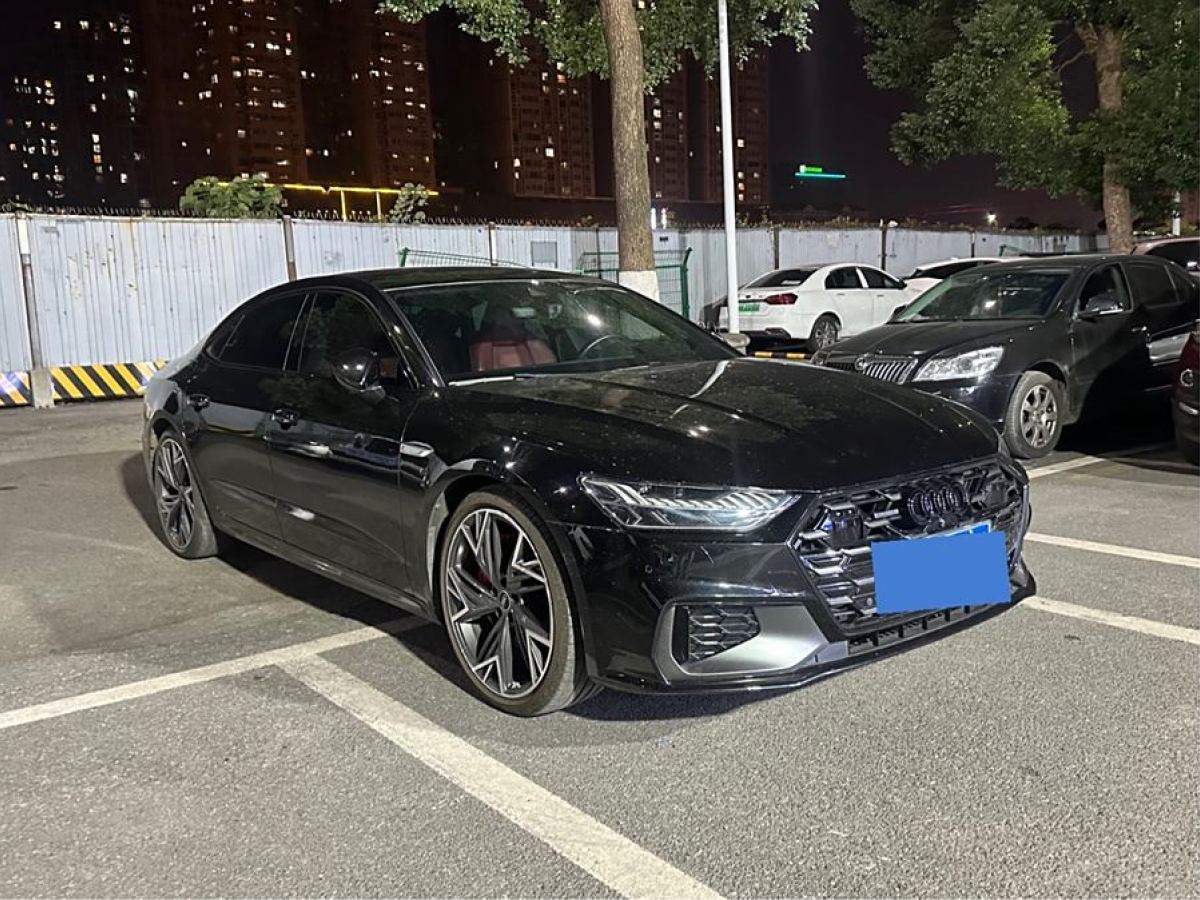 奧迪 奧迪A7L  2023款 55 TFSI quattro S-line 黑武士版圖片