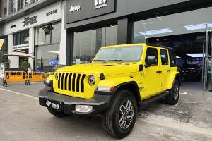 牧馬人新能源 Jeep 四門 2.0T 4xe 撒哈拉 螢光黃限量版