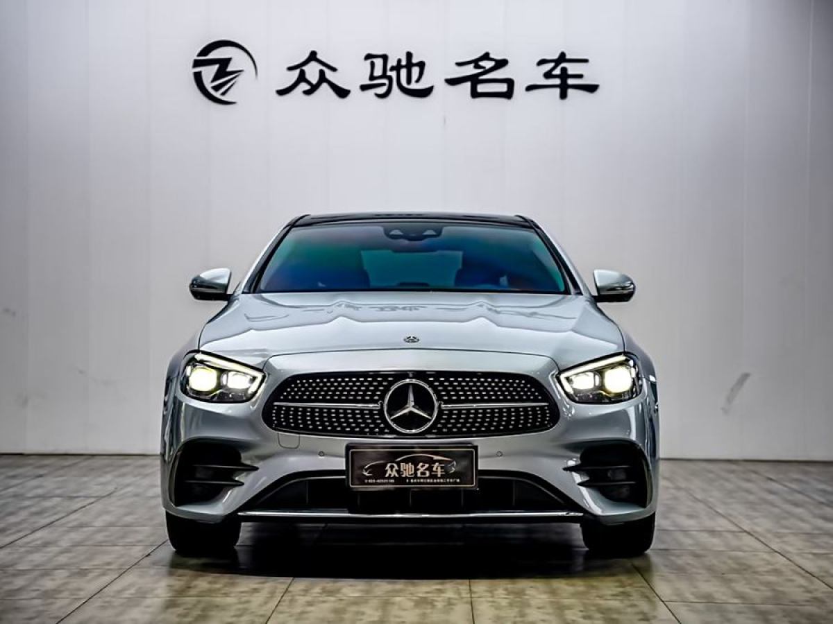 奔馳 奔馳E級(jí)  2021款 改款 E 300 L 尊貴型圖片