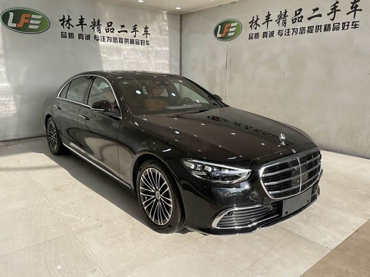 奔馳 奔馳S級新能源  2023款 改款 S 450 e L 插電式混合動力轎車圖片