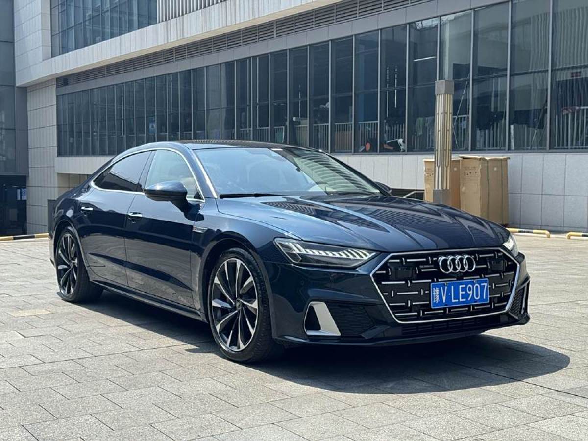 奧迪 奧迪A7L  2024款 55TFSI quattro S-line 志遠型 流晶套裝圖片