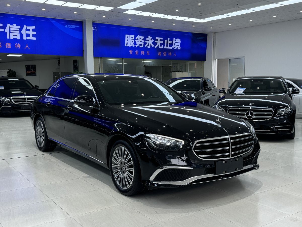 2022年1月奔馳 奔馳E級(jí)  2022款 改款 E 300 L 豪華型