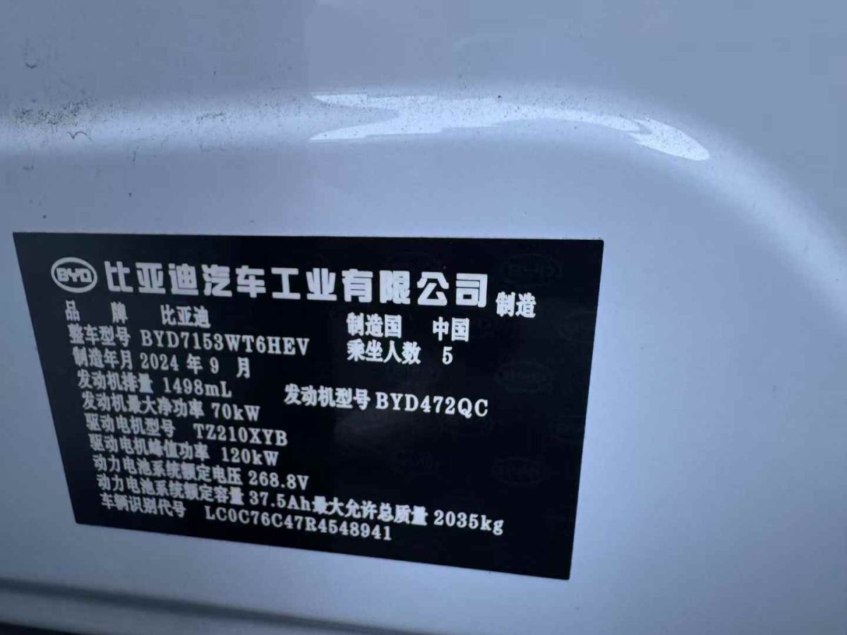 比亞迪 秦  2024款 出行版450圖片