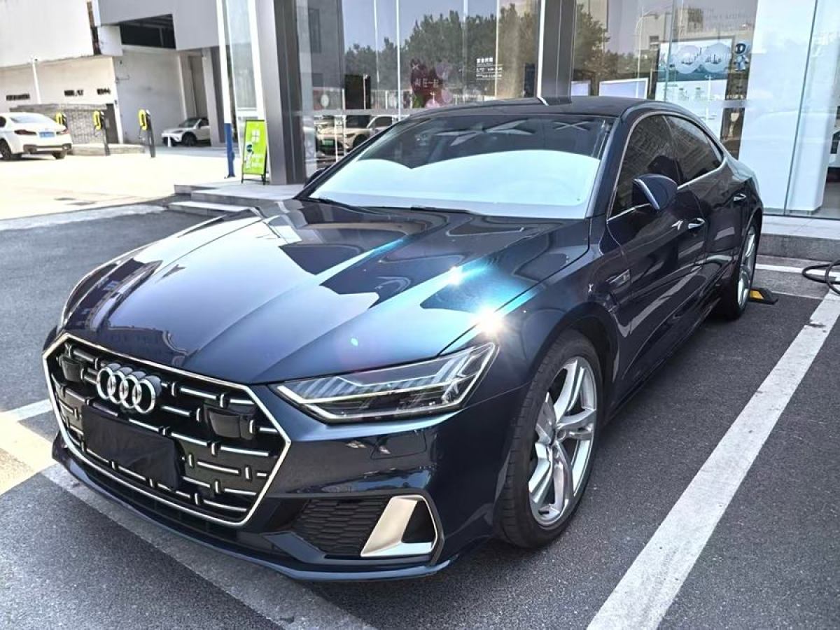 2023年8月奧迪 奧迪A7L  2023款 45 TFSI quattro S-line 黑武士版