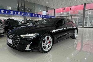 奧迪A7L 奧迪 45TFSI quattro S-line 見遠(yuǎn)型 流晶套裝