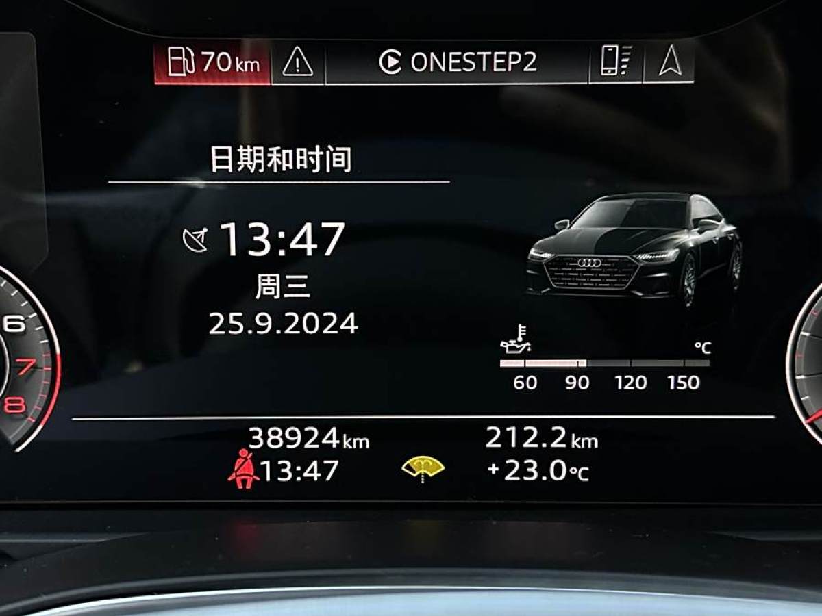 2023年2月奧迪 奧迪A7L  2022款 45 TFSI quattro S-line 風(fēng)騎士