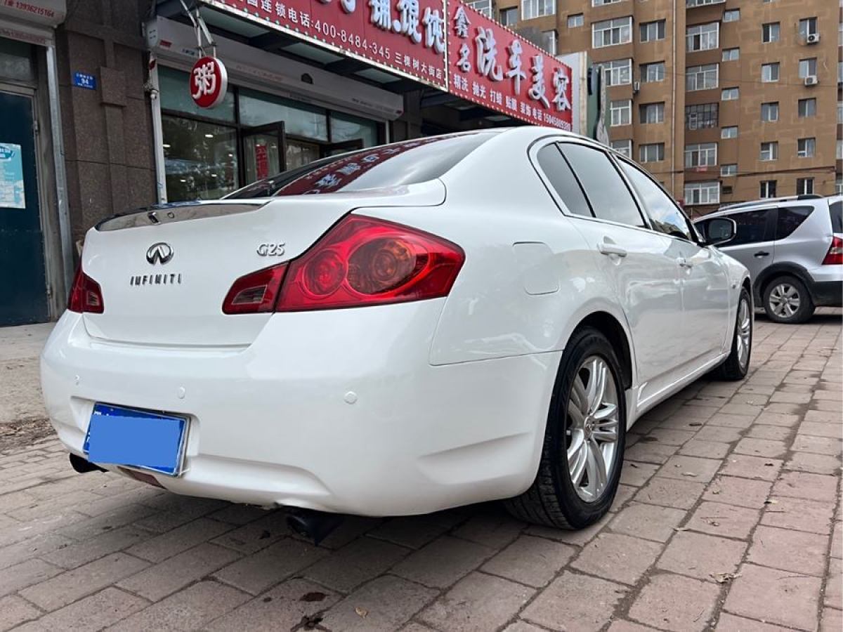 2012年8月英菲尼迪 G系  2013款 G25 Sedan 運(yùn)動版