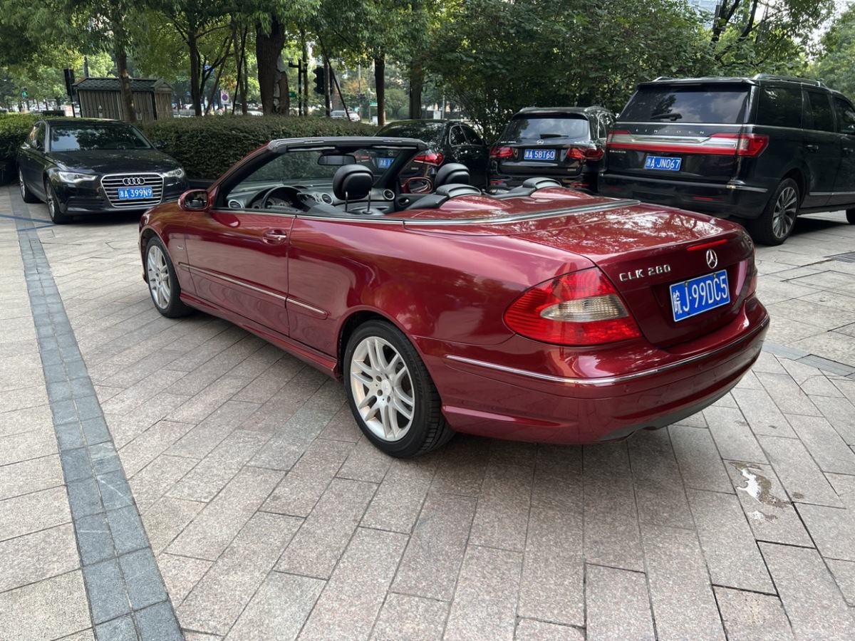 奔馳 奔馳CLK級(jí)  2006款 CLK 280 敞篷跑車圖片