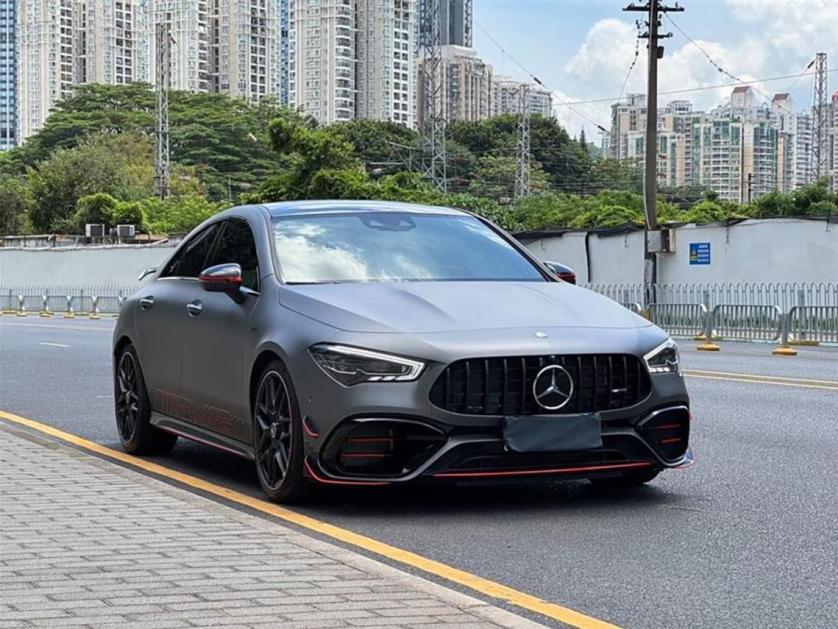 2024年1月奔馳 奔馳CLA級AMG  2024款 AMG CLA 45 S 4MATIC+ 燃擎當?shù)捞貏e版