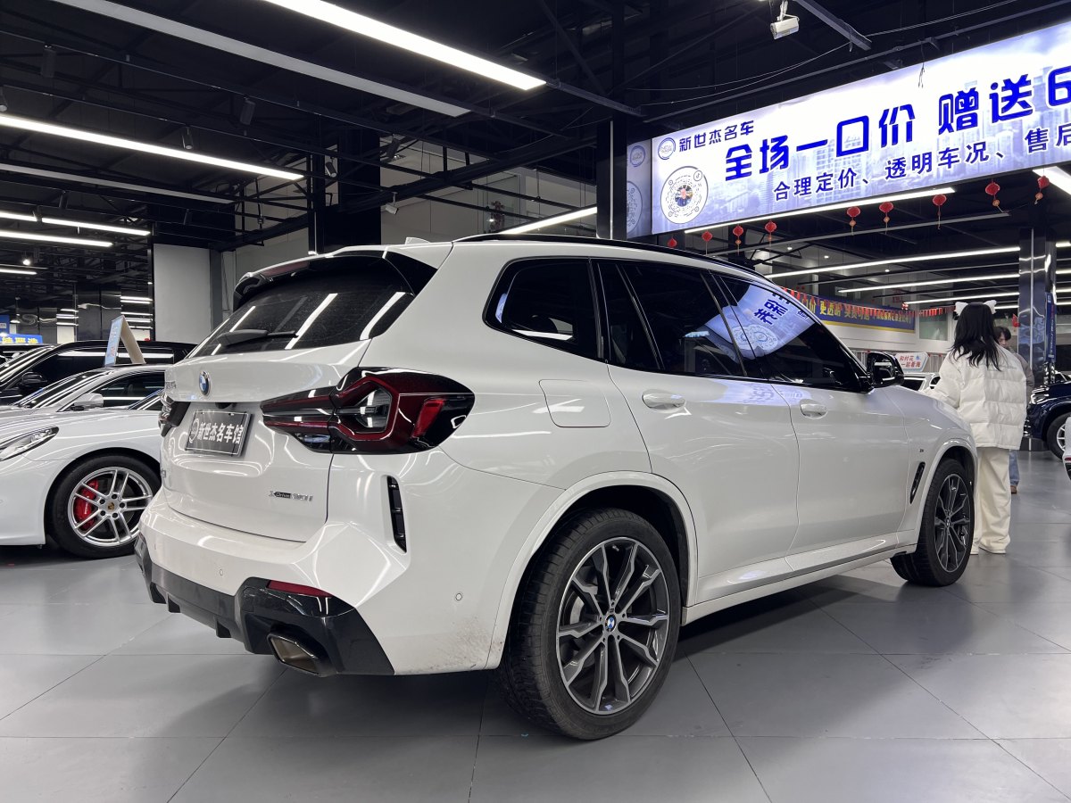 寶馬 寶馬X3  2023款 改款 xDrive30i 領(lǐng)先型 M曜夜套裝圖片