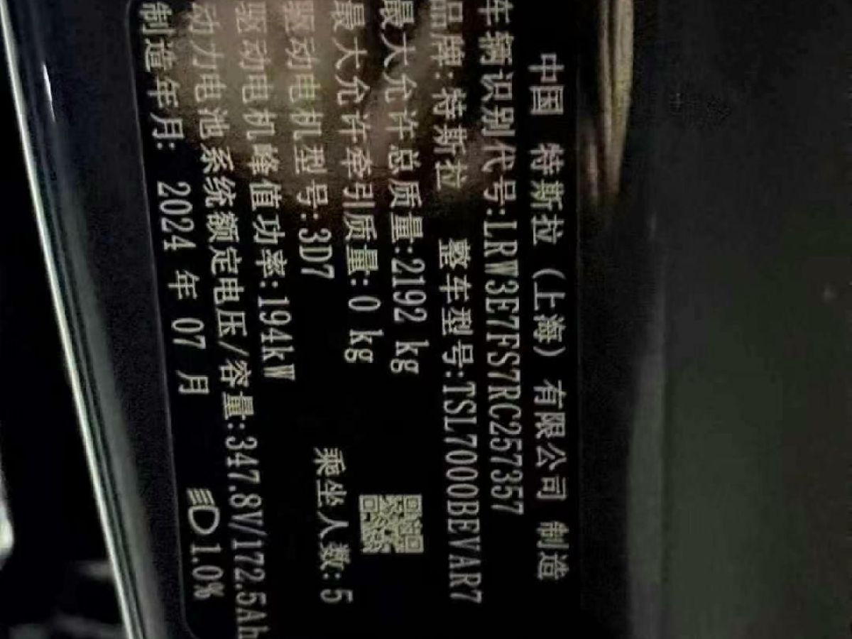 特斯拉 Model Y  2024款 Performance高性能版圖片