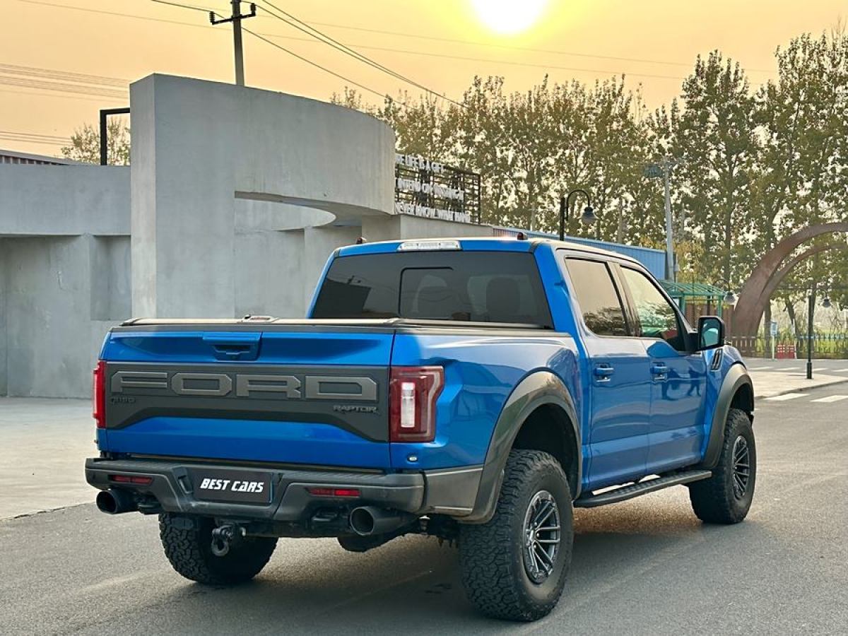 福特 F-150  2019款 3.5T 猛禽極地藍(lán)光限量版圖片