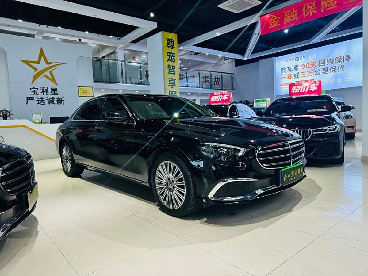 奔馳 奔馳E級(jí)  2021款 改款 E 300 L 尊貴型圖片