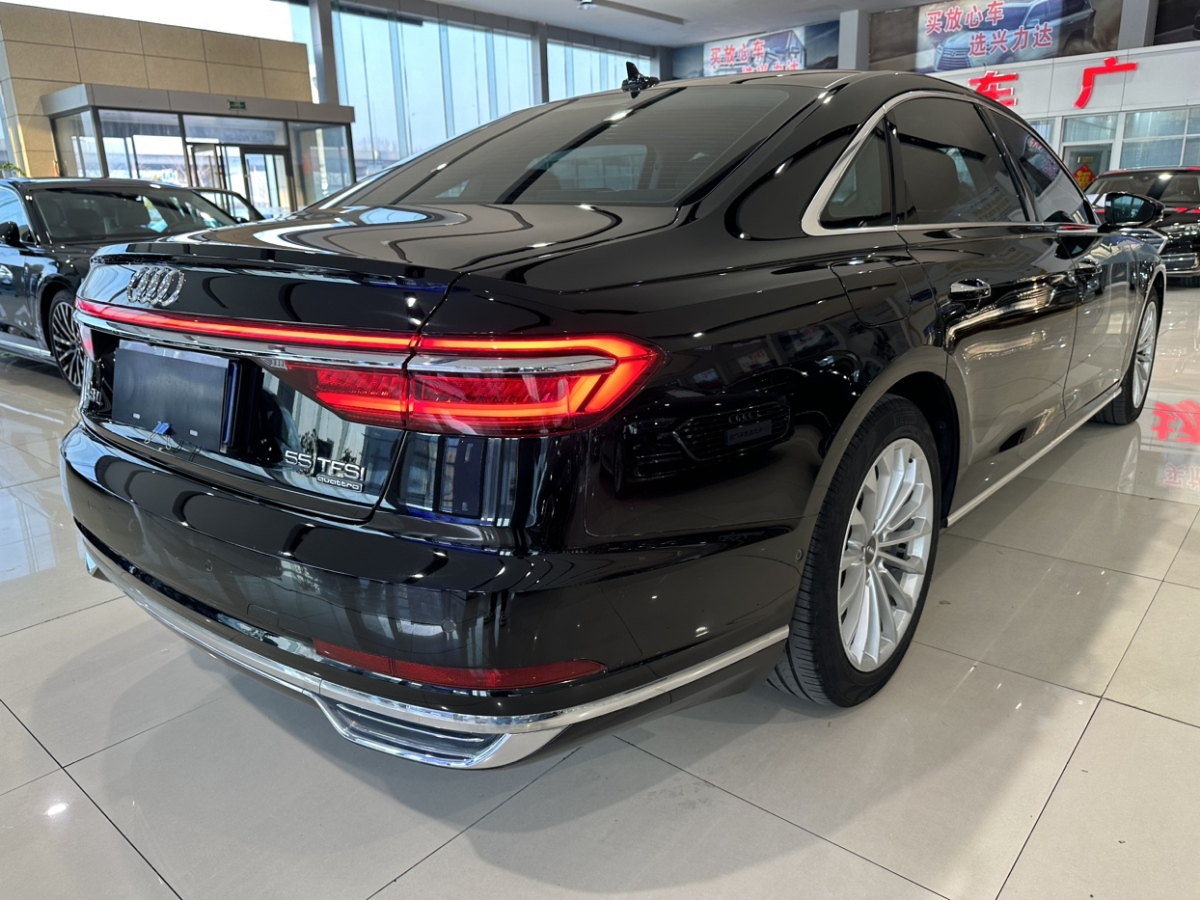 2019年3月奧迪 奧迪A8  2018款 A8L 55 TFSI quattro投放版尊享型