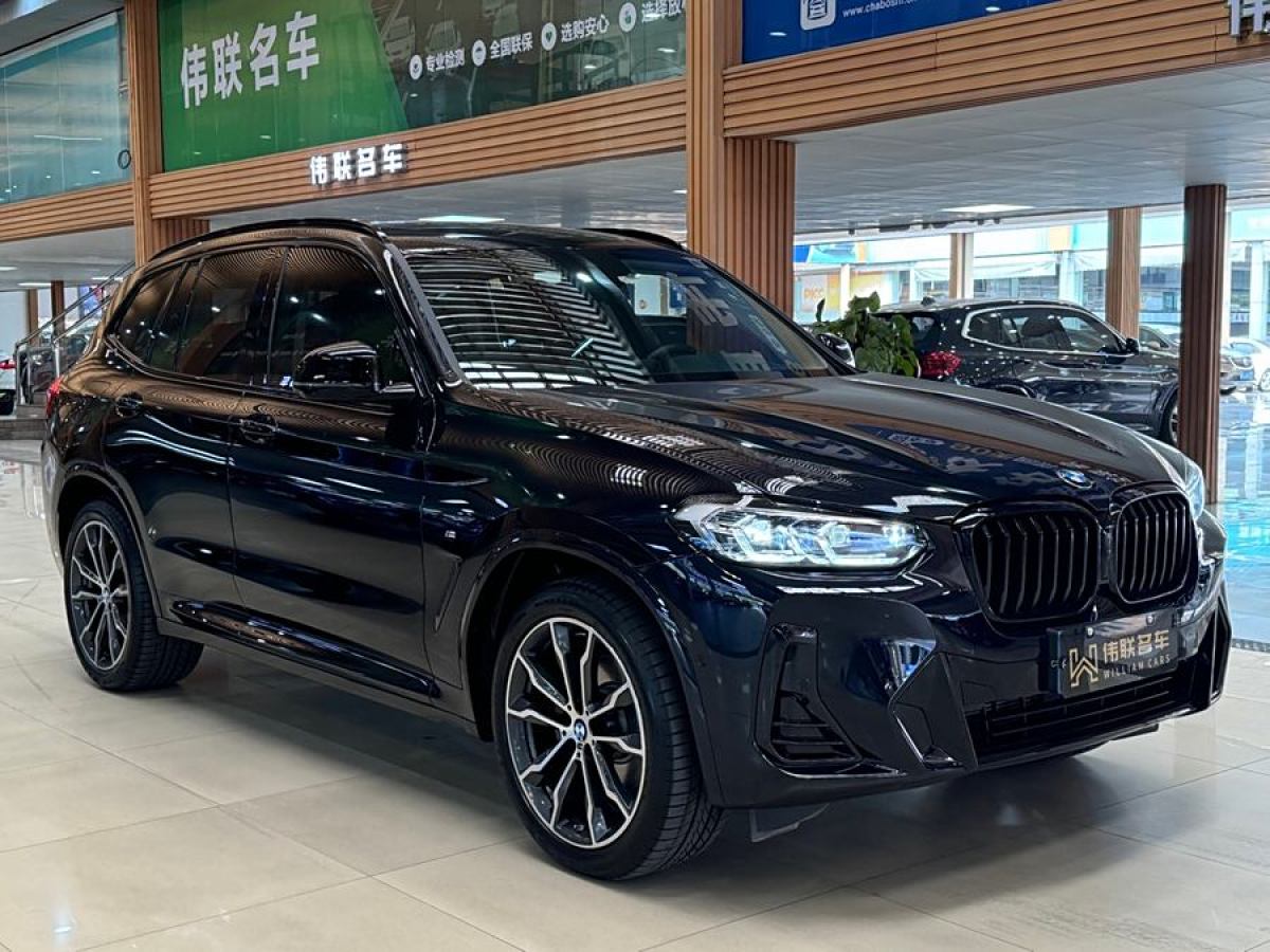 寶馬 寶馬X3  2023款 改款 xDrive30i 領(lǐng)先型 M曜夜套裝圖片