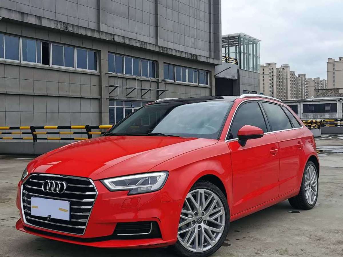 奧迪 奧迪a3 2018款 30週年年型 sportback 35 tfsi 運動型 紅色