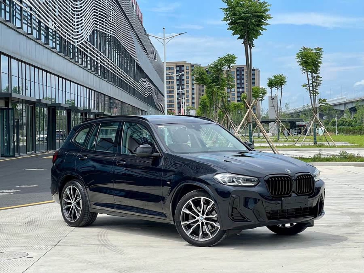 寶馬 寶馬X3  2023款 改款 xDrive30i 領(lǐng)先型 M曜夜套裝圖片