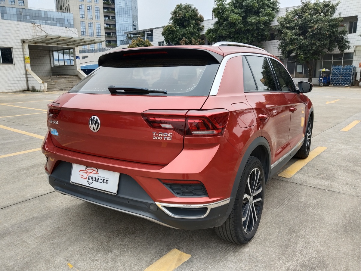 大眾 T-ROC探歌  2019款 280TSI DSG兩驅(qū)舒適型 國V圖片