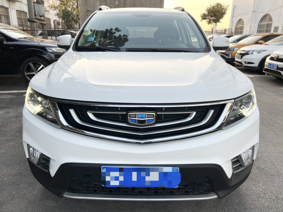 2018年9月吉利 远景SUV  2016款 1.3T CVT豪华型