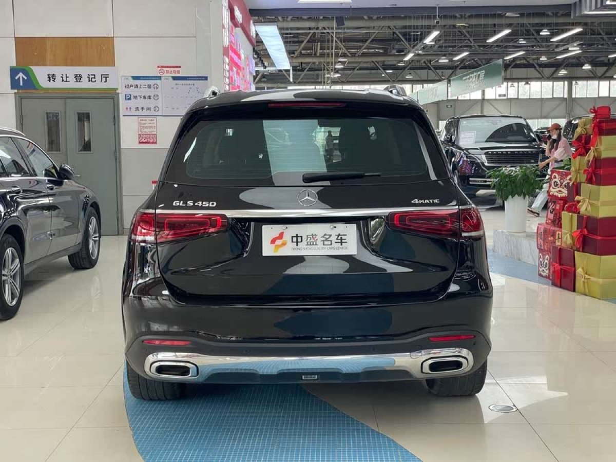 奔馳 奔馳GLS  2021款 改款 GLS 450 4MATIC 時(shí)尚型圖片