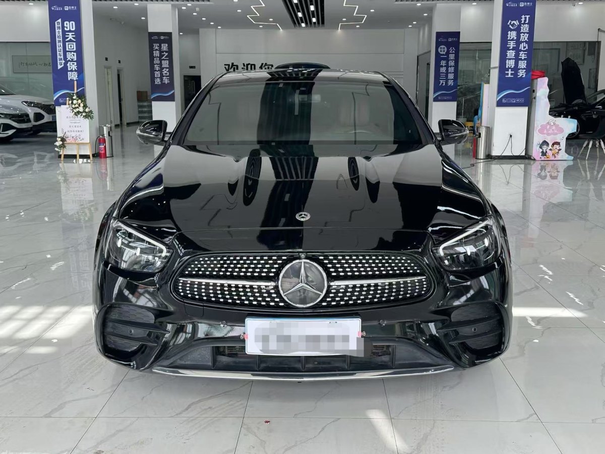 奔馳 奔馳E級  2022款 改款 E 300 L 運動時尚型圖片