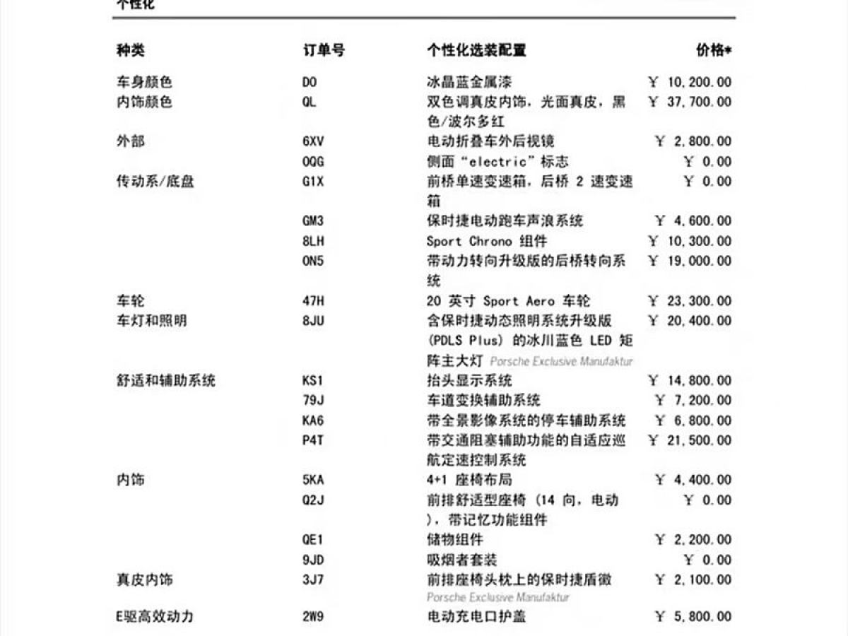 保時(shí)捷 Taycan  2022款 改款 Taycan 4S圖片