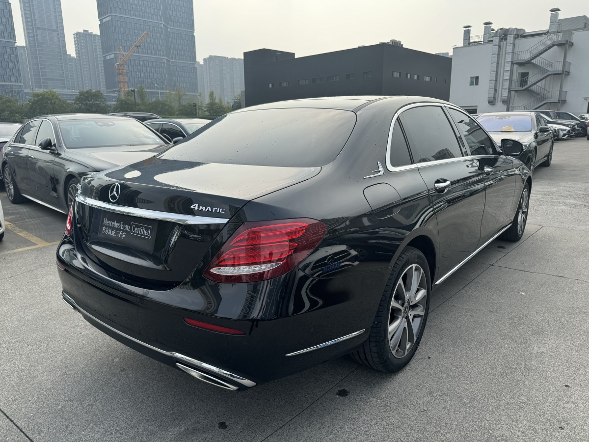 2019年1月奔馳 奔馳E級  2019款 E 200 L 4MATIC