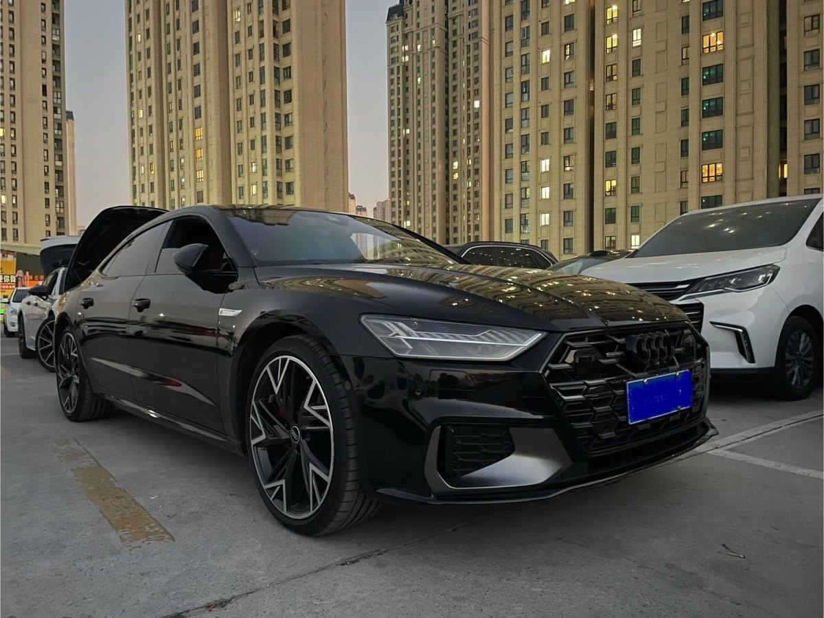 奧迪 奧迪A7L  2024款 45 TFSI quattro 黑武士版圖片