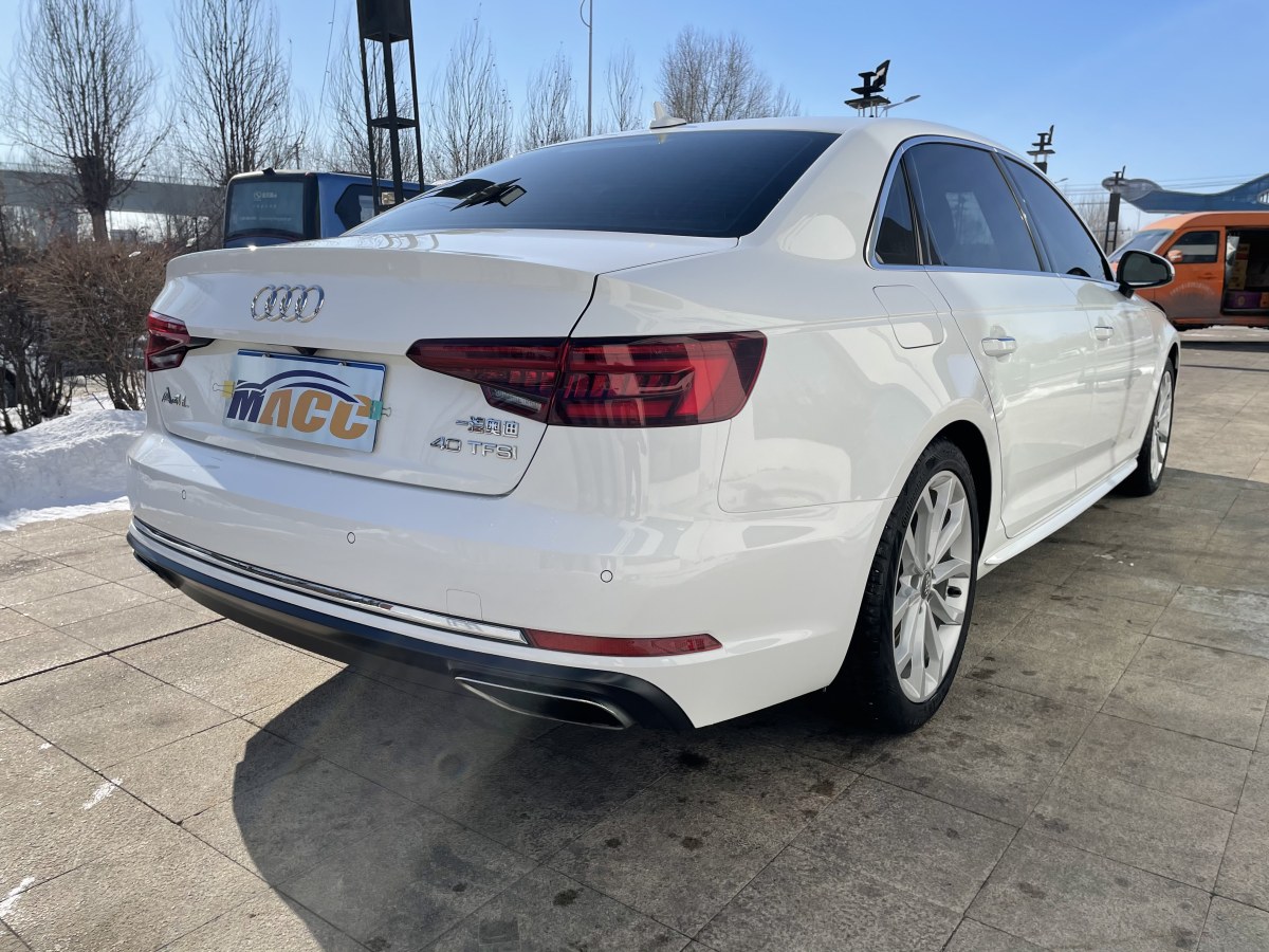 2019年1月奧迪 奧迪A4L  2019款 40 TFSI 進(jìn)取型 國V